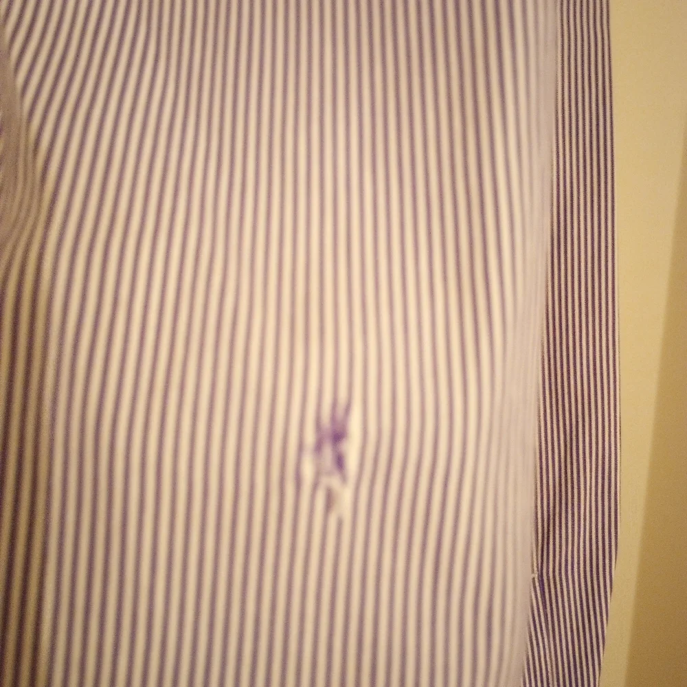Ralph Lauren Men's Long Sleeve Button Down Striped Dress Shirt - Picture 5 of 6